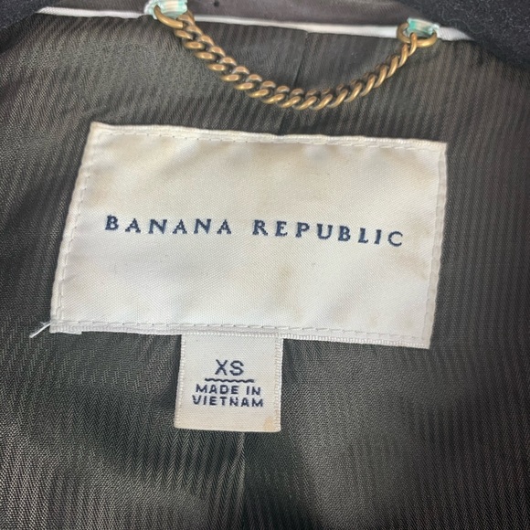 Banana Republic Olive Structured Utility Jacket XS - Picture 6 of 8